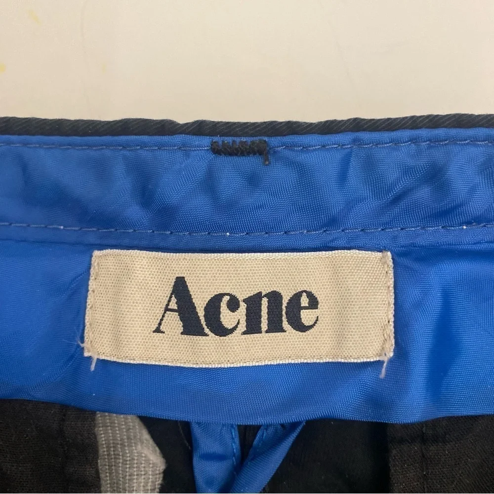Acne || Gin Chino‎ Pants Slacks in Deep Black 27_4